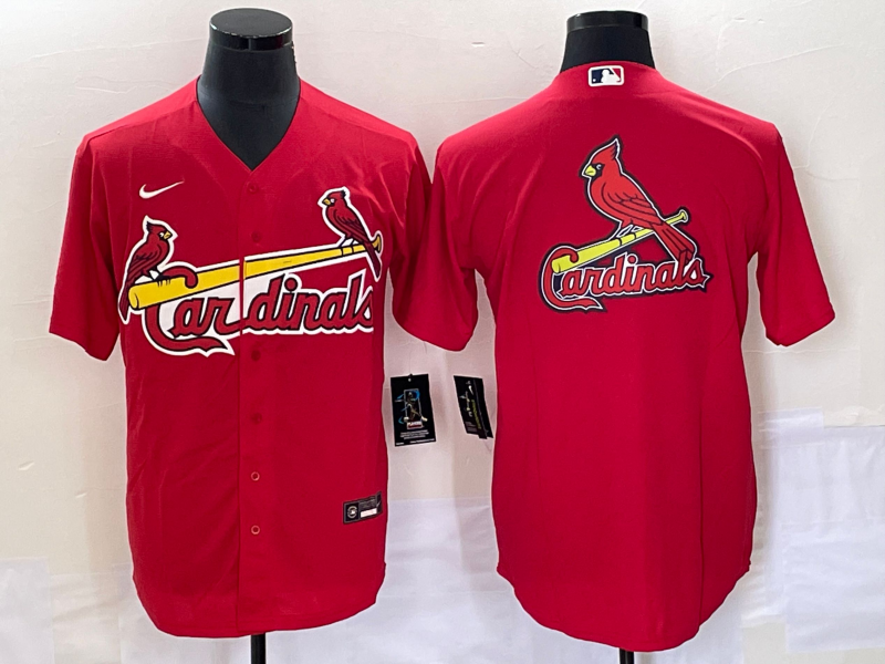 Men's St. Louis Cardinals Red Alternate Team Jersey